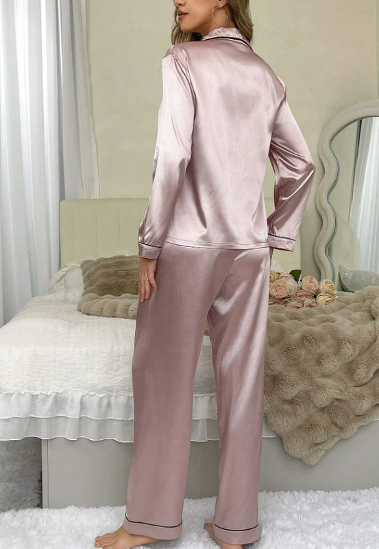 PIJAMA SEDA ROSA