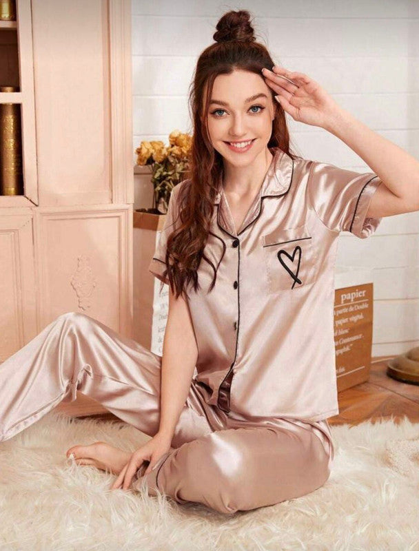 PIJAMA SEDA DE CORAZÓN